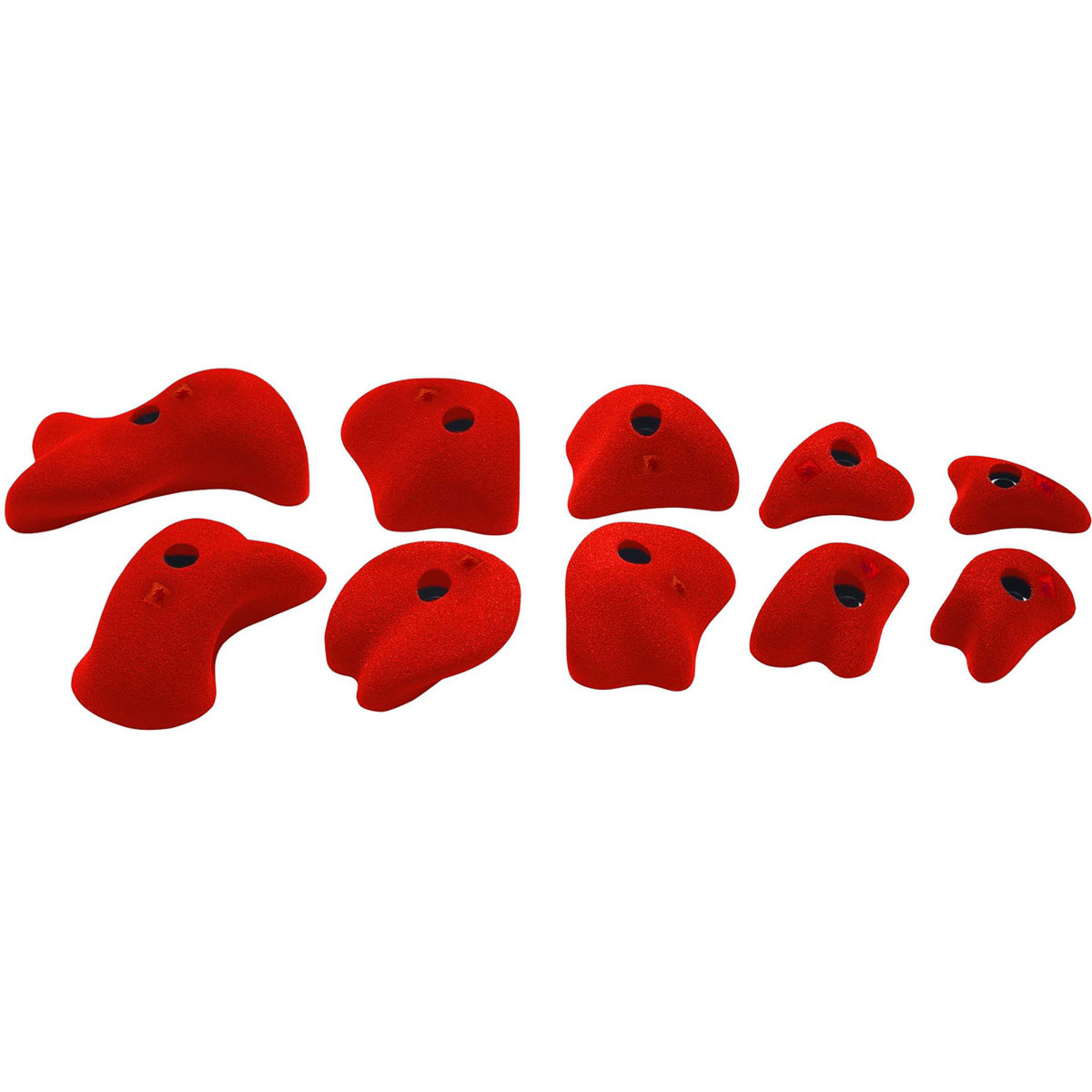 Ocun Holds 3 Modulars Klettergriff Set Klettergriffe rot Training & Fitness