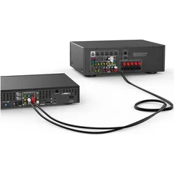 4x HDgear Audio-Kabel Cinch - Cinch 5 m (5 m, Cinch Kabel), Audiokabel