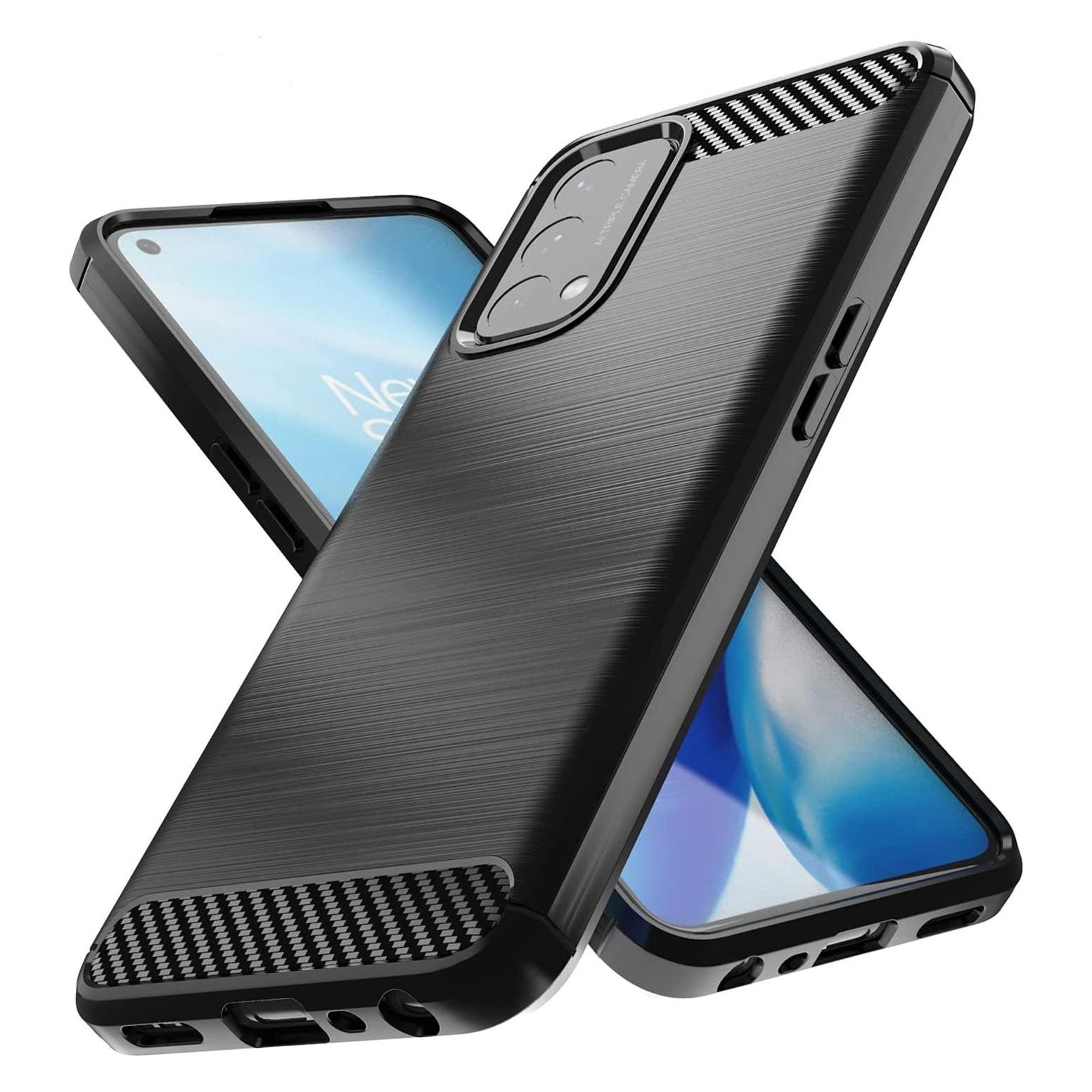 Hurtel Carbon Case Flexible Hülle für OnePlus Nord N200 5G schwarz (OnePlus Nord N200 5G) (1404978613)