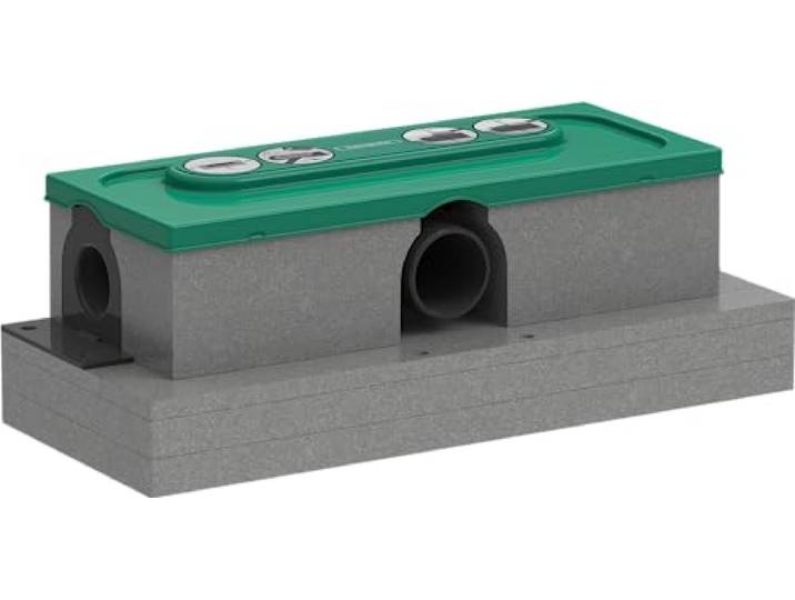 hansgrohe 01001180 uBox universele douchegoten afvoerbehuizing voor standaard installatie basislichaam
