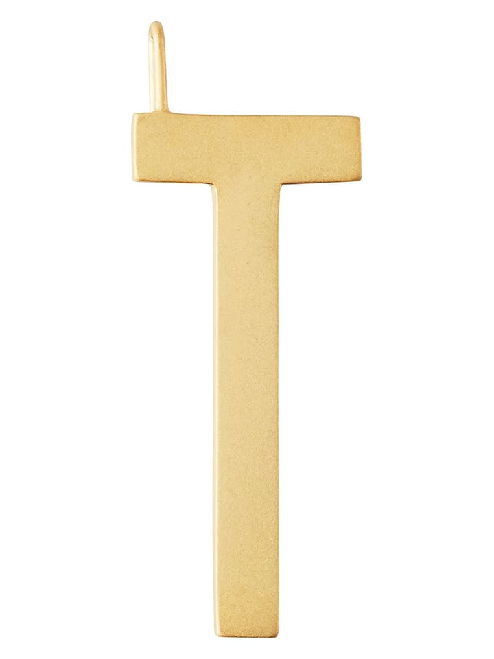 Design Letters Vergold. Anhänger "Archetypes" - (L)3 cm - onesize