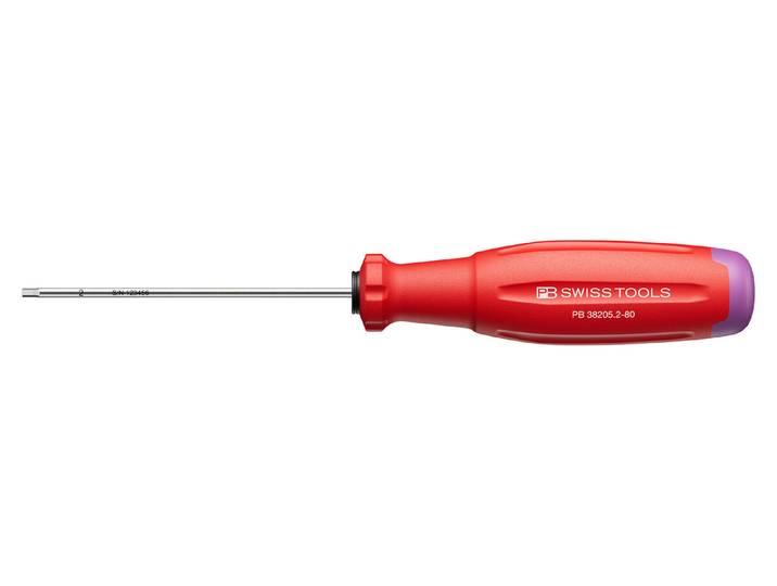 PB Swiss Tools Innensechskant-Schraubenzieher PB 38205 SwissGrip Evo Gr. 2 80 mm