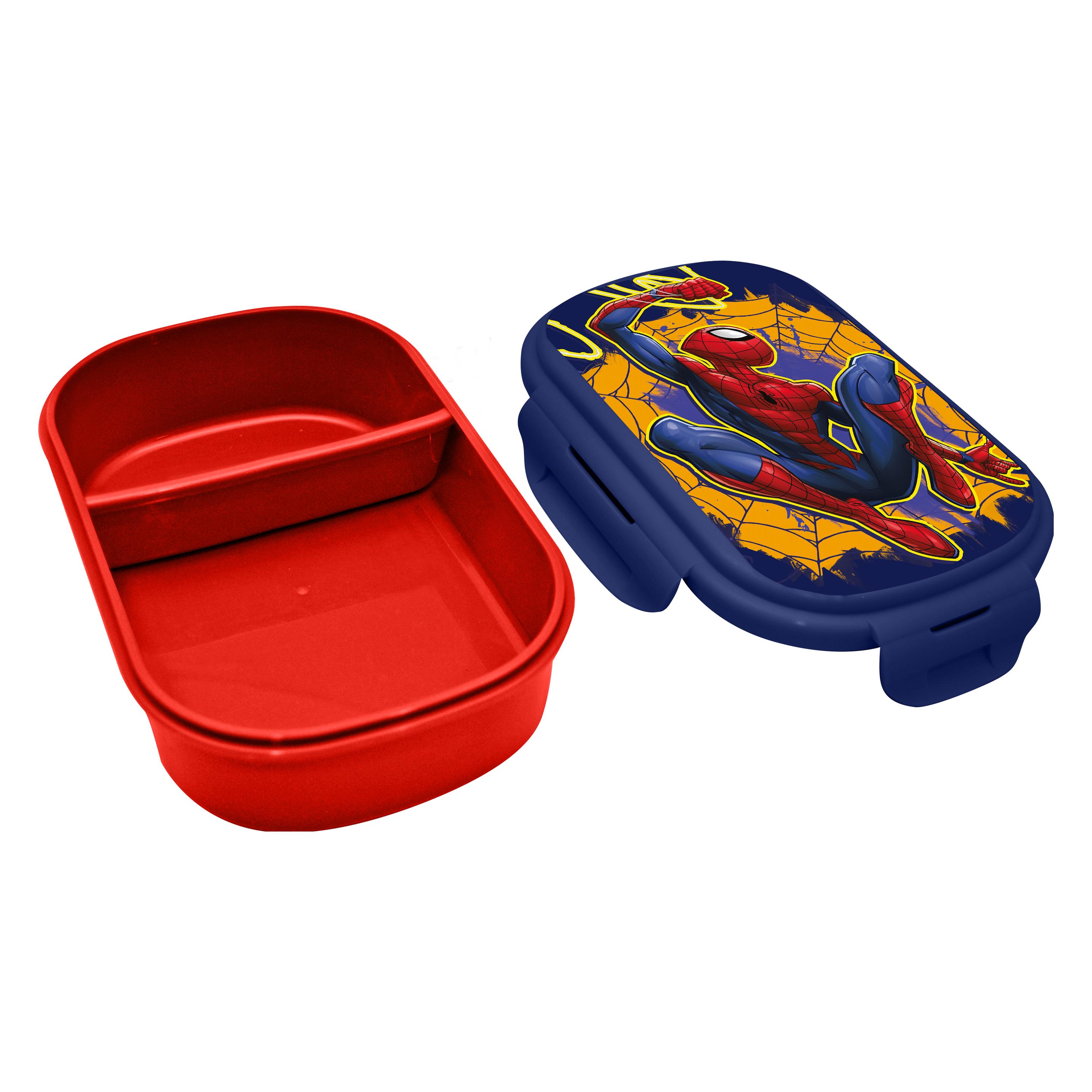 Magni Brotdose MARVEL Spider-Man mit Besteckset 2 Fächer (8435507885324)