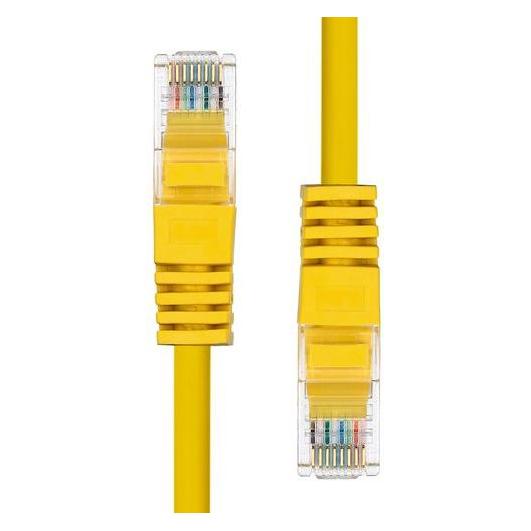 ProXtend U/UTP CAT5e PVC AWG 24 CU Yellow 30CM (U/UTP, CAT5e, 0.30 m) (5UTP-003Y)