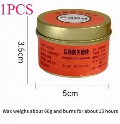 Uplift Treasures Emergency Windproof Smokeless Household Candles 15hour 1pc