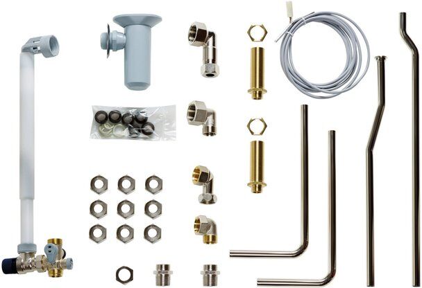 Vaillant Set de tuyauterie invisible Vih r 0020183761 150 l, 10 bar, pour Chauffe-eau électronique mural à accumulation