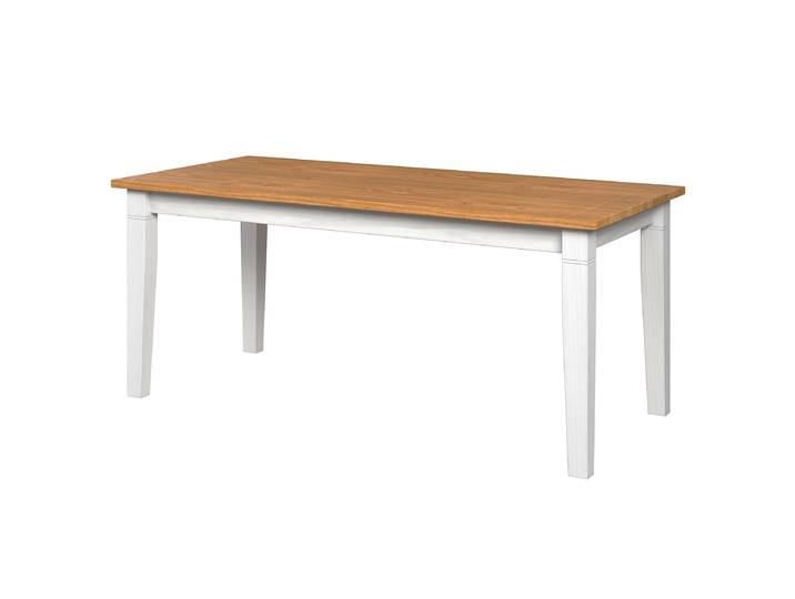 Table massive 180 x 90cm Blanc/Epicéa blanc