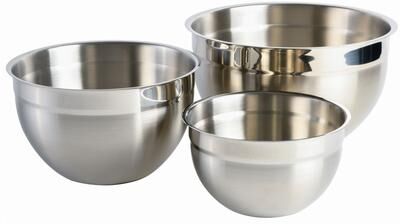 Babish 3 Piece Stainless Steel Mixing Bowl Set