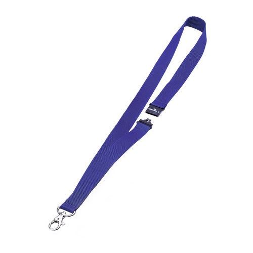 DURABLE Textilband 20, mit Sicherheitsverschluß, dunkelblau