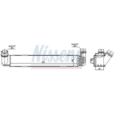 NISSENS Ladeluftkühler 96546 für RENAULT