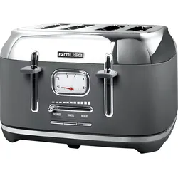 MUSE MS-131 DG - MUSE Edelstahl-Toaster grau MS-131 DG