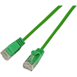 2x Wirewin Slim Patchkabel: UTP, 2m, grün (U/UTP, UTP, CAT6, 2 m), Netzwerkkabel