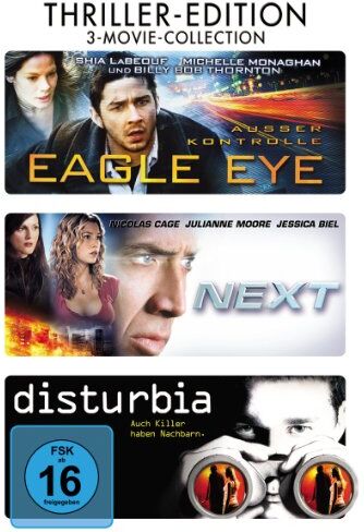 D.J. Caruso - Disturbia / Eagle Eye / Next [3 DVDs] - Preis vom 12.10.2026 11:37:12 h