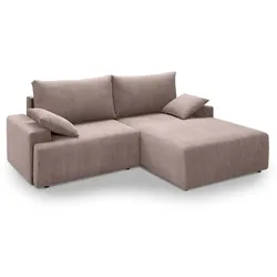 Exxpo by Gala Ecksofa mit Funktion Orinoco Cord Braun Cappuccino