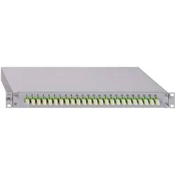 Rutenbeck Spleissbox 24xSC-D OS2 blau, Server Zubehör, Blau, Grau