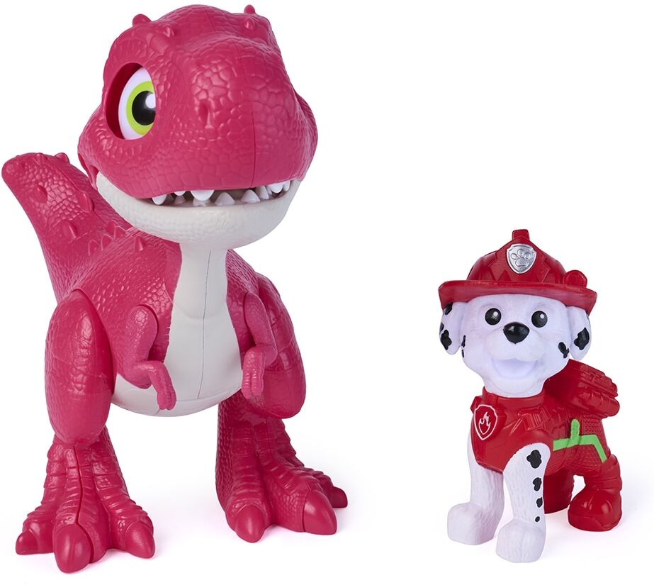 Paw Patrol Figura Dino Rugiente con figura Marshall Patrulla Canina .