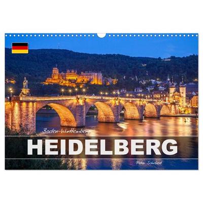 Baden-Württemberg - Heidelberg (Wandkalender 2027 DIN A3 quer), CALVENDO Monatskalender