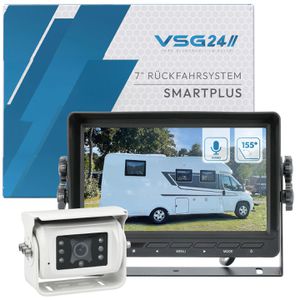 VSG24 Rückfahrkamera Smart Plus 24121, 600 TVL Kamera 155°, Nachtsicht, Monitor