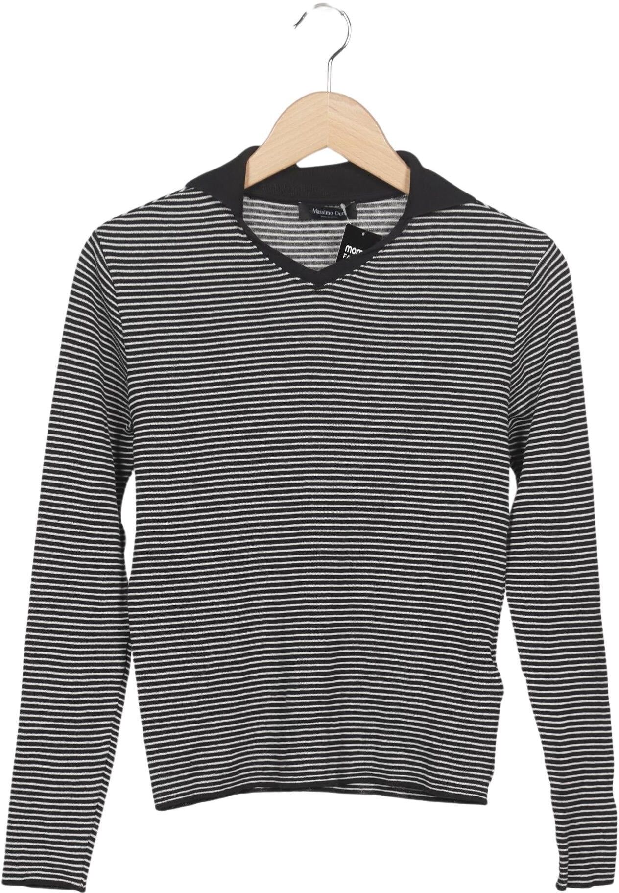 Massimo Dutti Damen Pullover, Mehrfarbig, Gr. S, Baumwolle - Second Hand