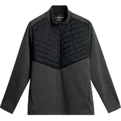 Lindeberg Raph Quilt Hybrid Herren-Pullover Asphalt-Black - L