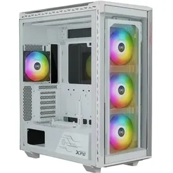 XPG Geh Battlecruiser II Midi Tower weiss retail (ATX, mATX, Mini-ITX), PC Gehäuse, Weiss, Blau, Rot, Grün