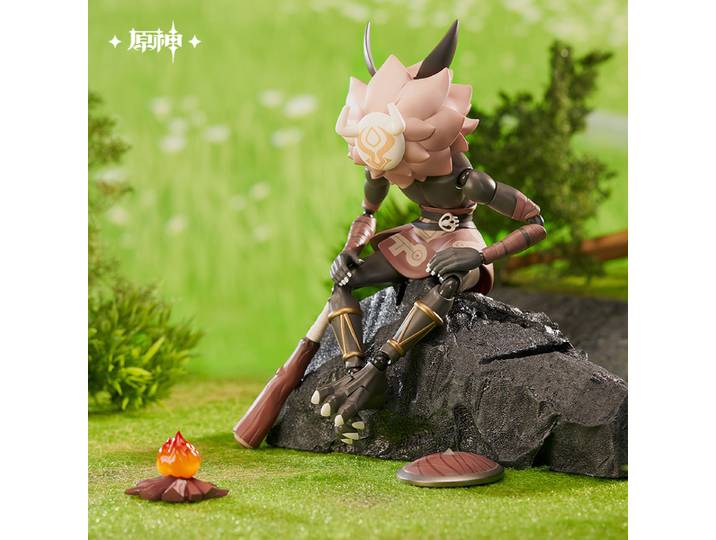 Genshin Impact Hilichurl – ornement officiel authentique, 1/8, mobile, Anime Genshin Hilichurl, décoration de salle de bureau, cadeau d'anniversaire