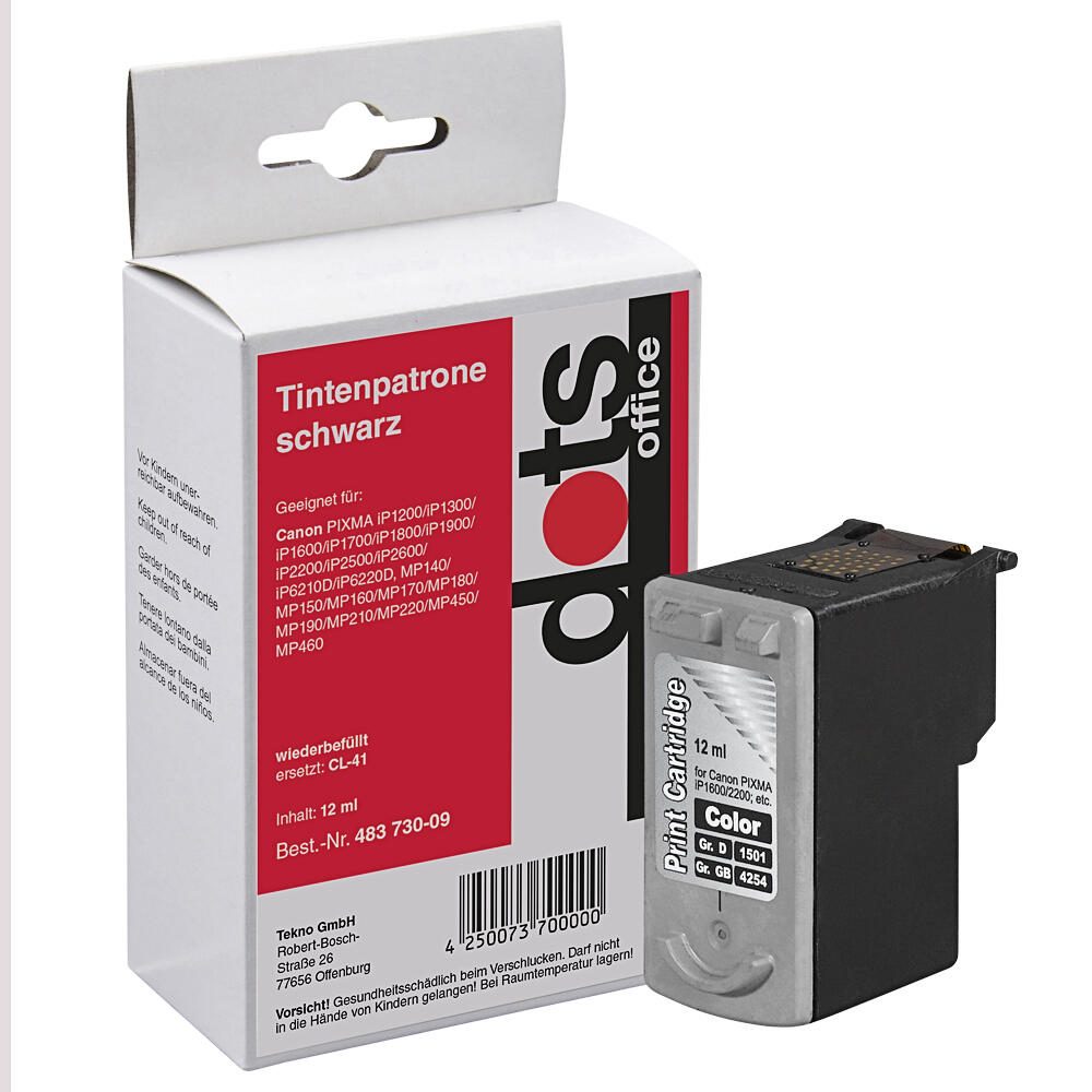 dots Druckerpatrone kompatibel zu Canon CL-41 color 1501,4030-DOTS