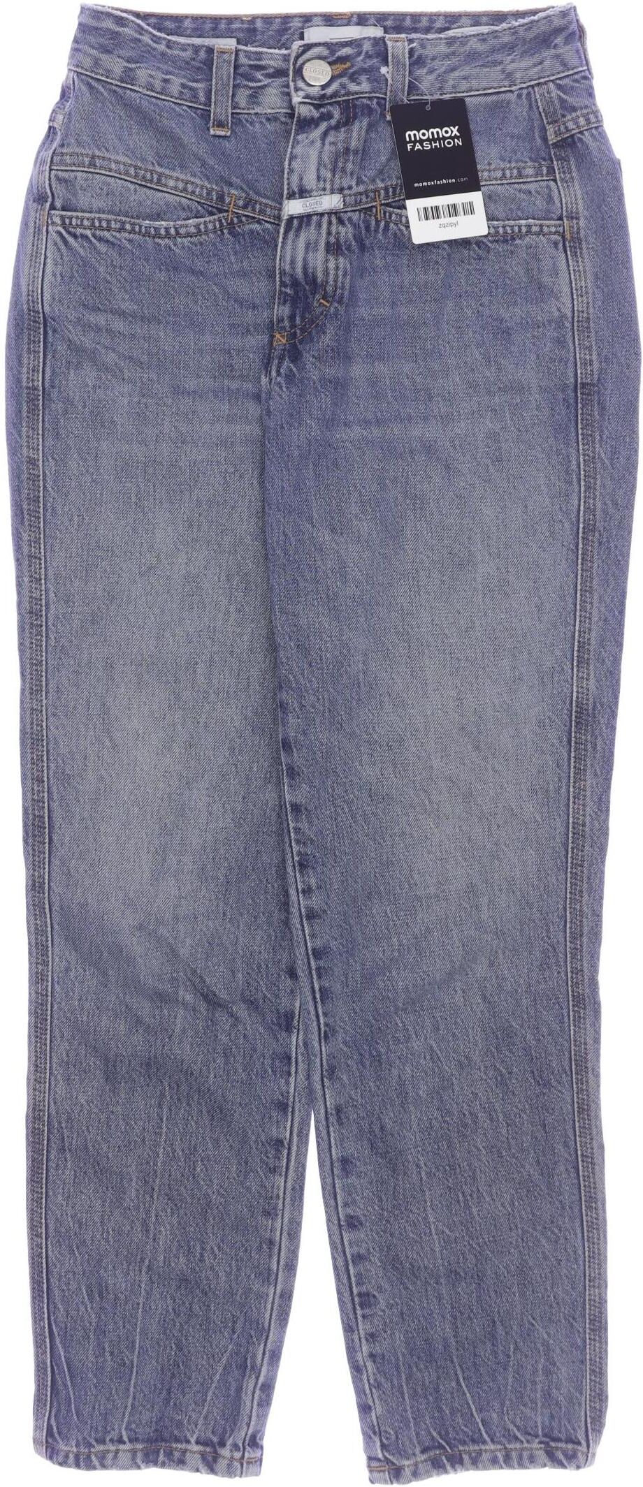 Closed Damen Jeans, Blau, Gr. EU 32 (IT 38), Baumwolle - Second Hand