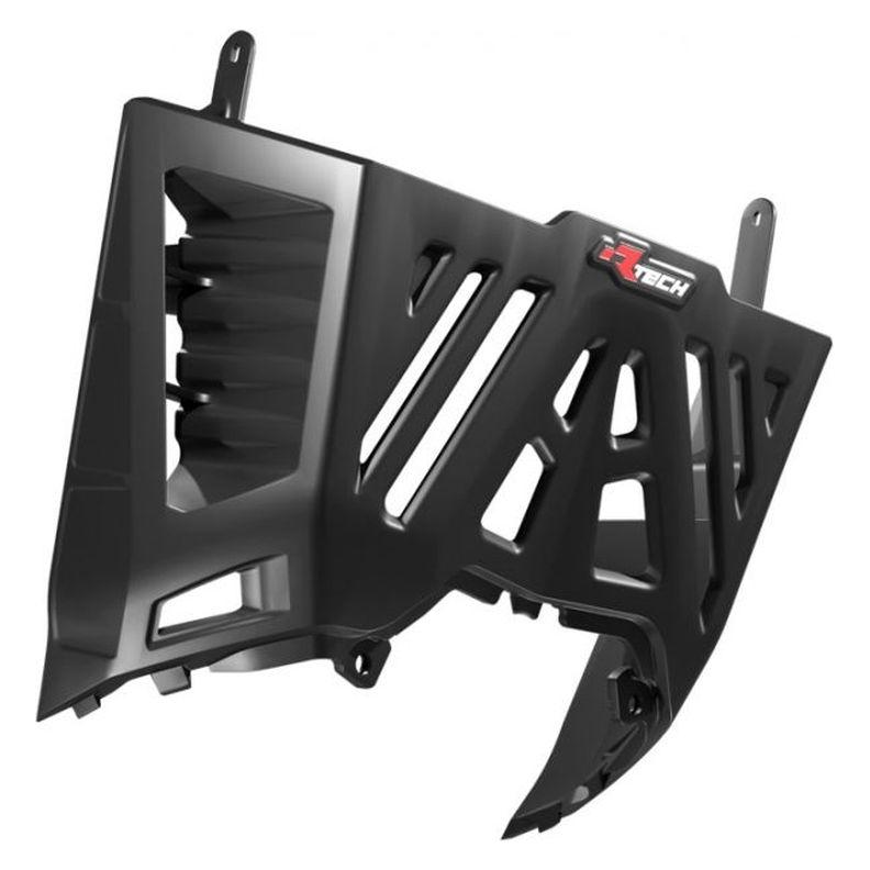Racetech (RTECH) TECHNOPOLYMER-MOTORABDECKUNG (OBEN) T7 REVOLUTION YAMAHA TENERE 700 '19-'24 SCHWARZ (PMT7NR0UP24)