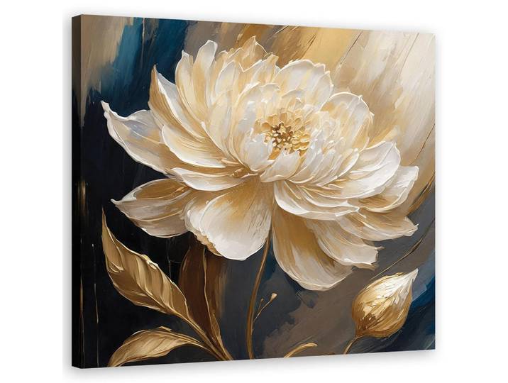 Feeby Wandbild magnolien botanik blumen, Beige, Floral, Rechteckig, 50x50 cm, Bilder & Rahmen, Bilder, Leinwandbilder