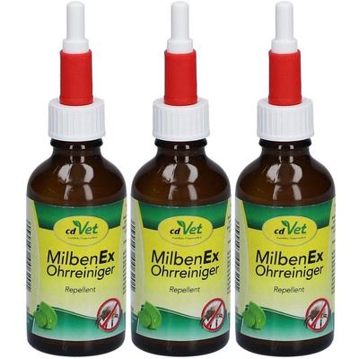 Milbenex Ohrreiniger vet. x3 3x50 ml Flüssigkeit