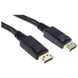 RS PRO DisplayPort-Kabel, Male - Male, 3m (3 m), Videokabel, Schwarz