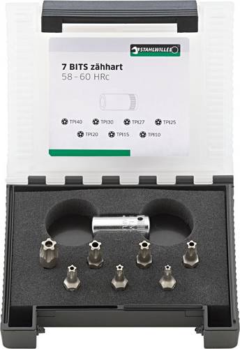 Stahlwille 1204/8N 5 STERN BITS-SET 96081113 Bit-Set