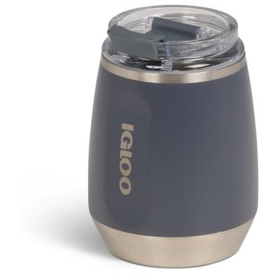 IGLOO - Wine Tumbler 10 - Isolierbecher Gr 296 ml grau/blau