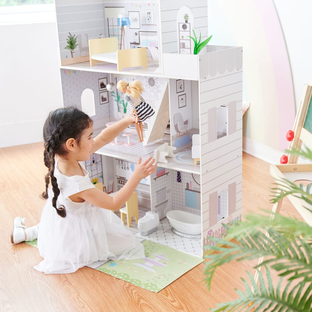 Teamson Casa de muñecas con accesorios 111.5 cm, multicolor
