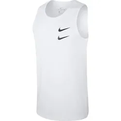 NIKE Lifestyle - Textilien - Tanktops Swoosh Tanktop, Größe M in Pink WHITE/BLACK