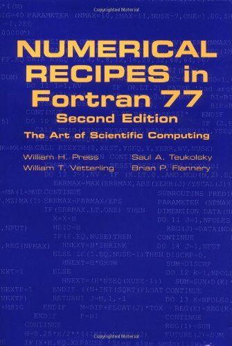 Press, William H. - Numerical Recipes in FORTRAN 77: Volume 1, Volume 1 of Fortran Numerical Recipes: The Art of Scientific Computing: Fortran Numerical Recipes v. 1 - Preis vom 09.10.2026 07:28:09 h