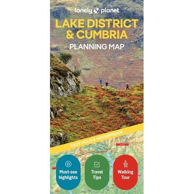 Lonely Planet Lake District & Cumbria Planning Map, Karte von , Lonely Planet, 978-1-78868-837-6