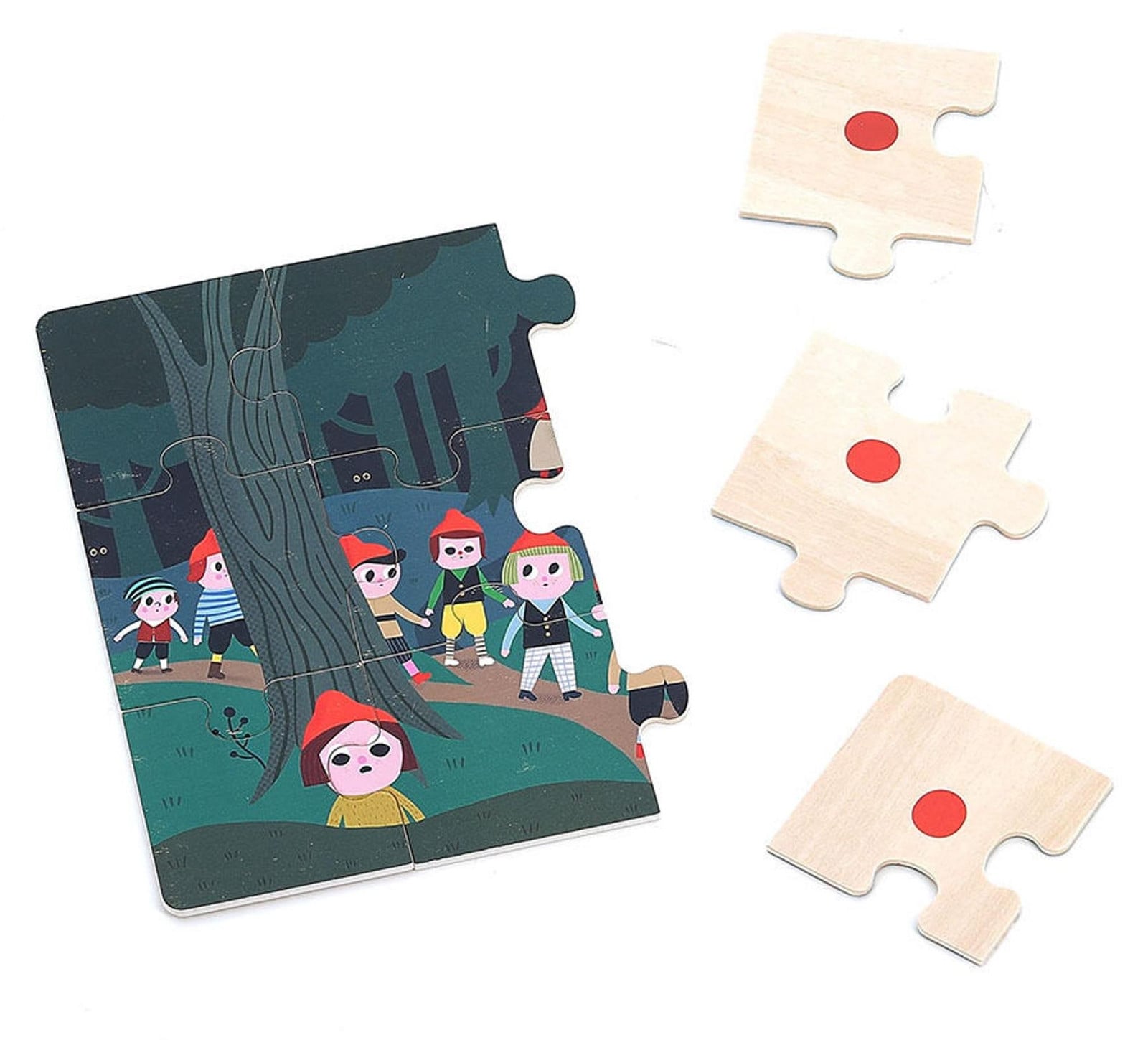 Vilac Houten puzzel Tom Pouce 4-in-1