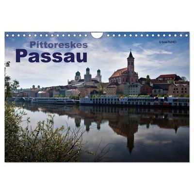 Pittoreskes Passau (Wandkalender 2026 DIN A4 quer), CALVENDO Monatskalender