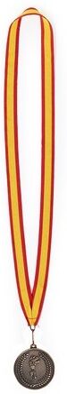 Médaille publicitaire Corum métal bronze drapeau Espagne