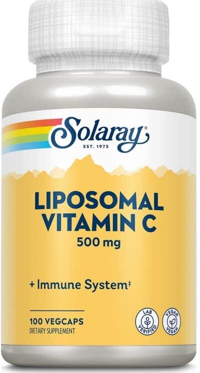 SOLARAY Liposomal Vitamina C 500mg 100caps