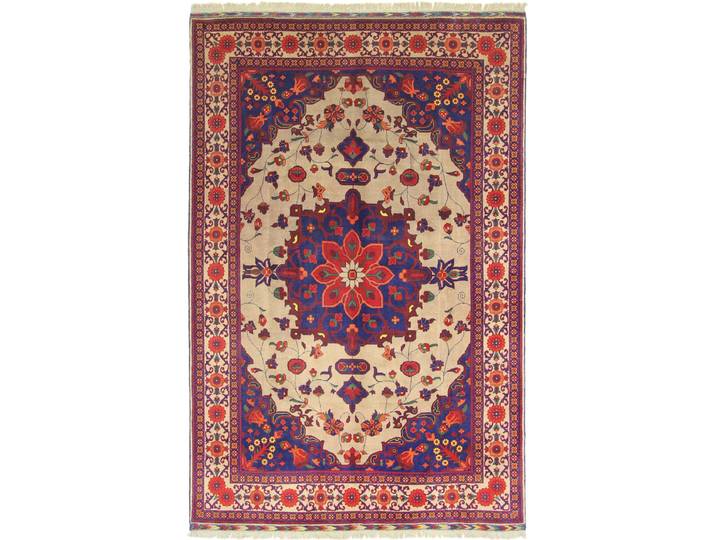 Afghan Marinus Teppich 203x308 Handgeknüpft Orientteppich Wolle