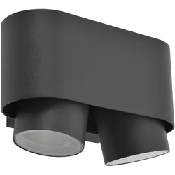 Lutec, Gartenbeleuchtung, CYPRES WALL DOWN 2XGU10 GREY 6604003118 (GU10, IP44)