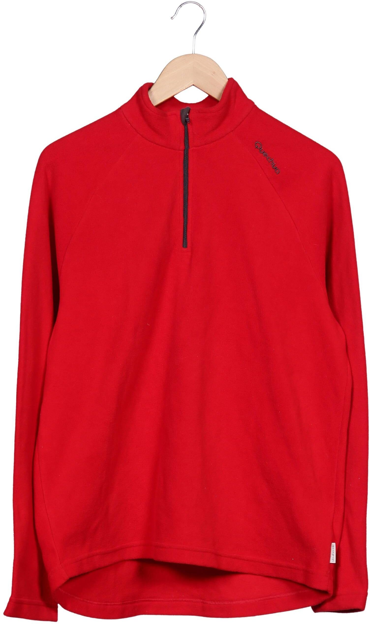 quechua Herren Sweater, Rot, Gr. M, Synthetik - Second Hand