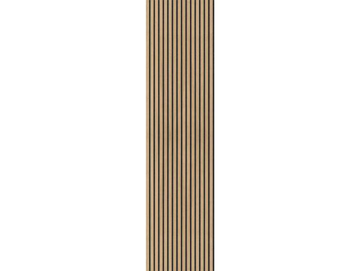 Novel Akustikpaneel Eiche hellbraun acous Professional, Hellbraun, Kunststoff, furniert, 60x2.1x250 cm, Fsc, Tapeten & Wandverkleidungen, Akustikpaneele