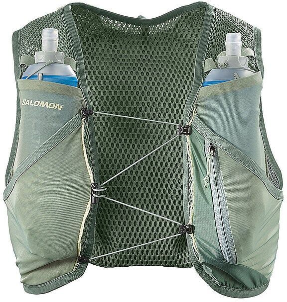 SALOMON Trinkweste Active Skin 4 Set hellgrün   M B