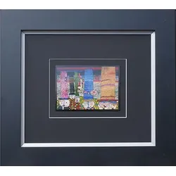 Kunstdruck HUNDERTWASSER (BH 43x38,50 cm) - bunt - BH 43x38,50 cm