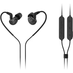 Behringer SD251-BT Słuchawki dokanałowe Bluetooth ze złączem MMCX (7 h, Kabelgebunden, Kabellos), Kopfhörer, Schwarz