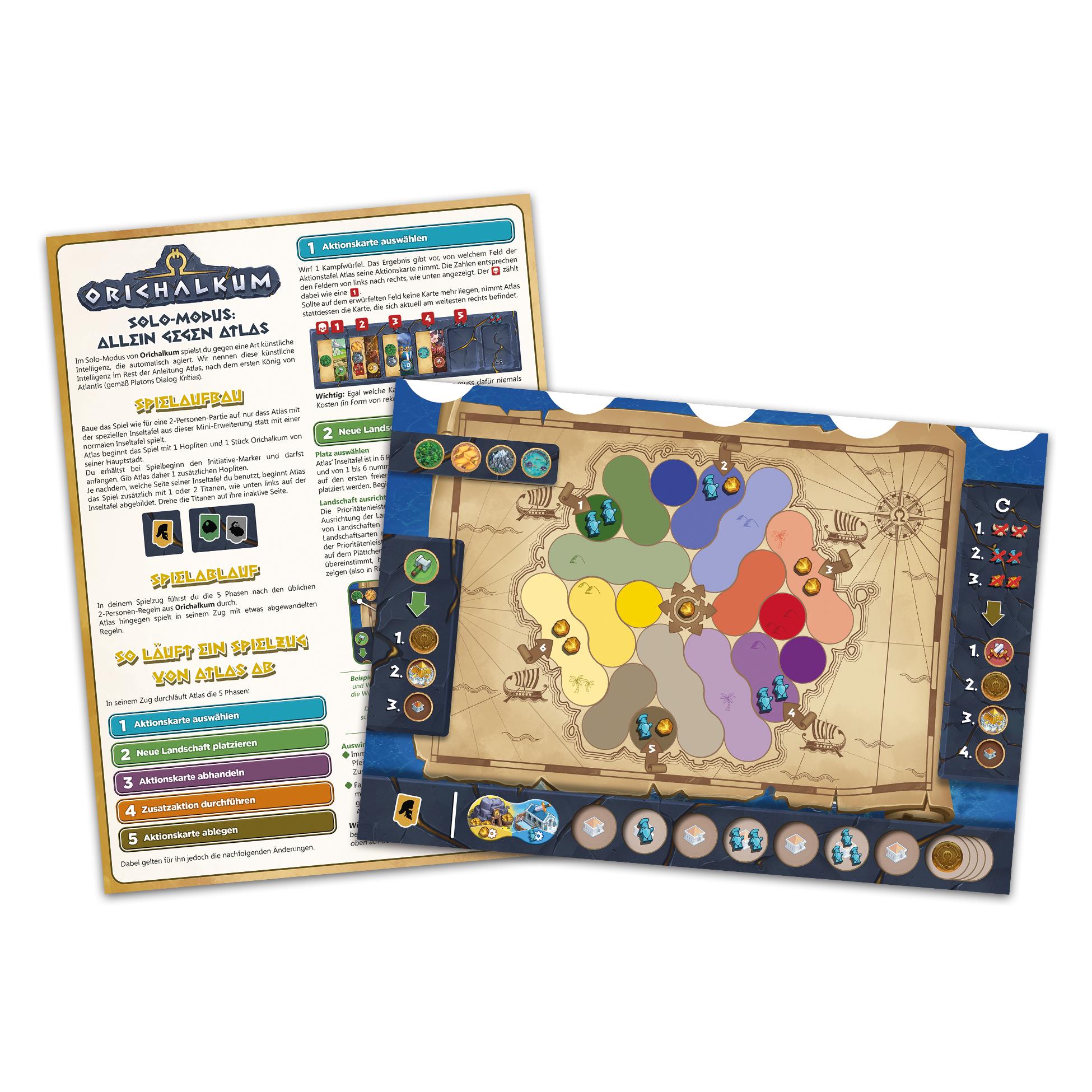 Pegasus Orichalkum: Allein gegen Atlas Erweiterung (Deutsch, 2 - 4 Spieler) (90016G)